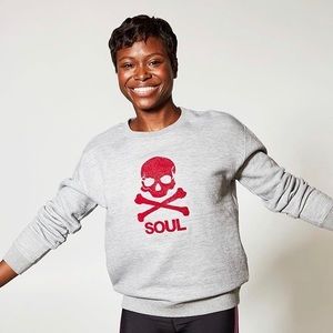 Soulcycle sweatshirt grey size S